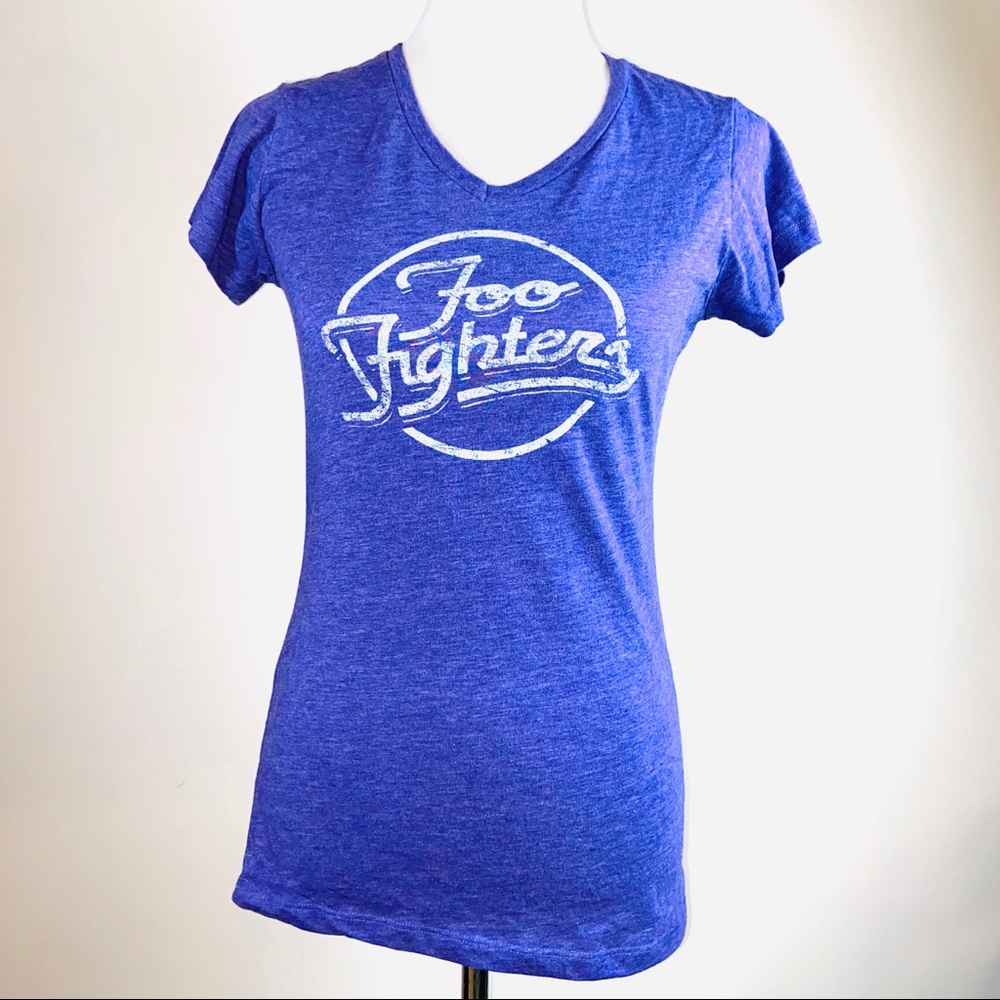 Foo Fighters Rock n’ Roll Concert T Purple EUC